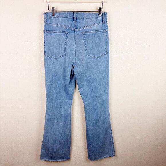 Frame Light Wash Denim Flared Bootcut Jeans Stretch 31 Le High - Picture 6 of 8